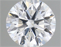 Natural Diamond 0.40 Carats, Round with Very Good Cut, F Color, VVS1 Clarity and Certified by GIA