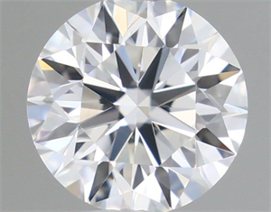 Picture of Natural Diamond 0.40 Carats, Round with Very Good Cut, F Color, VVS1 Clarity and Certified by GIA