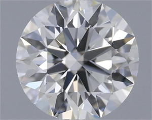Picture of Natural Diamond 0.40 Carats, Round with Excellent Cut, J Color, VVS2 Clarity and Certified by GIA