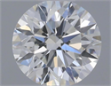 Natural Diamond 0.40 Carats, Round with Excellent Cut, J Color, VVS2 Clarity and Certified by GIA