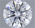 Diamante Natural 0.44 quilates, Redondo , Color E, claridad IF y certificado GIA
