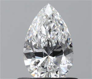 Picture of Natural Diamond 0.51 Carats, Pear with  Cut, E Color, VS1 Clarity and Certified by GIA