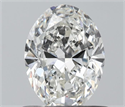 Natural Diamond 0.70 Carats, Oval with  Cut, G Color, VVS1 Clarity and Certified by IGI