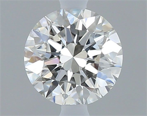 Foto Diamante Natural 0.40 quilates, Redondo , Color F, claridad VVS2 y certificado IGI de