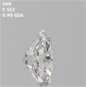 Natural Diamond 0.90 Carats, Oval with  Cut, E Color, SI2 Clarity and Certified by GIA