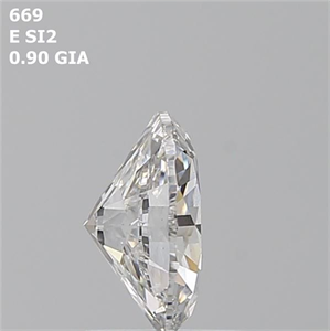Picture of Natural Diamond 0.90 Carats, Oval with  Cut, E Color, SI2 Clarity and Certified by GIA
