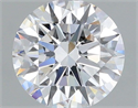 Lab Grown Diamond 1.06 Carats, Round with Ideal Cut, D Color, VS1 Clarity and Certified by IGI