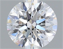 Lab Grown Diamond 1.06 Carats, Round with Excellent Cut, D Color, VS1 Clarity and Certified by IGI