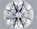 Lab Grown Diamond 1.08 Carats, Round with Ideal Cut, E Color, VVS2 Clarity and Certified by IGI