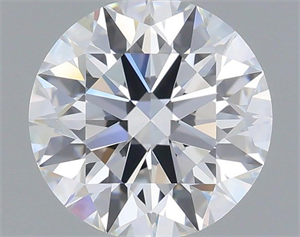Picture of Lab Grown Diamond 1.08 Carats, Round with Ideal Cut, E Color, VVS2 Clarity and Certified by IGI