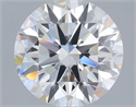 Lab Grown Diamond 1.07 Carats, Round with Ideal Cut, E Color, VS1 Clarity and Certified by IGI