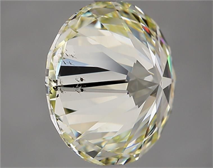 Picture of Natural Diamond 4.12 Carats, Round with Excellent Cut, N Color, SI1 Clarity and Certified by GIA