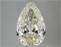 Natural Diamond 5.09 Carats, Pear with  Cut, K Color, VS1 Clarity and Certified by IGI