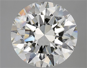 Picture of Natural Diamond 4.01 Carats, Round with Excellent Cut, H Color, VVS1 Clarity and Certified by IGI