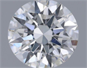 Diamante Natural 0.52 quilates, Redondo , Color D, claridad VS2 y certificado GIA