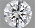 Natural Diamond 0.50 Carats, Round with Excellent Cut, F Color, VS2 Clarity and Certified by GIA