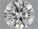 Natural Diamond 0.57 Carats, Round with Excellent Cut, K Color, SI1 Clarity and Certified by GIA