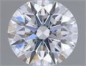 Diamante Natural 0.55 quilates, Redondo , Color D, claridad VS1 y certificado GIA