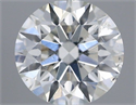 Natural Diamond 0.52 Carats, Round with Excellent Cut, E Color, SI2 Clarity and Certified by IGI