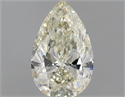 Natural Diamond 0.70 Carats, Pear with  Cut, J Color, SI2 Clarity and Certified by IGI