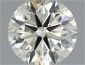 Natural Diamond 0.50 Carats, Round with Excellent Cut, L Color, VVS1 Clarity and Certified by IGI