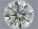 Natural Diamond 0.40 Carats, Round with Very Good Cut, N Color, VS2 Clarity and Certified by IGI
