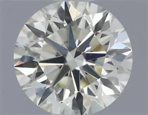 Picture of Natural Diamond 0.40 Carats, Round with Very Good Cut, N Color, VS2 Clarity and Certified by IGI