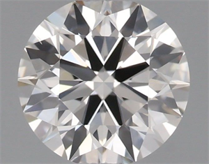 Picture of Natural Diamond 0.52 Carats, Round with Excellent Cut, J Color, VS1 Clarity and Certified by IGI