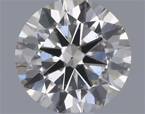 Foto Diamante Natural 0.46 quilates, Redondo , Color L, claridad SI2 y certificado IGI de