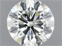 Diamante Natural 0.71 quilates, Redondo , Color J, claridad I1 y certificado IGI