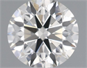 Natural Diamond 0.52 Carats, Round with Excellent Cut, J Color, VVS2 Clarity and Certified by IGI