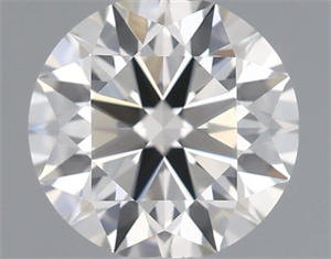 Picture of Natural Diamond 0.52 Carats, Round with Excellent Cut, J Color, VVS2 Clarity and Certified by IGI