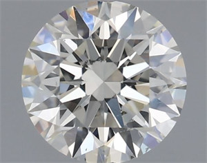 Picture of Natural Diamond 0.74 Carats, Round with Excellent Cut, G Color, SI1 Clarity and Certified by IGI