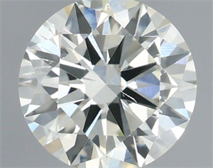 Picture of Natural Diamond 0.70 Carats, Round with Excellent Cut, J Color, SI1 Clarity and Certified by IGI