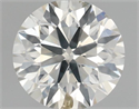 Natural Diamond 0.90 Carats, Round with Excellent Cut, J Color, SI2 Clarity and Certified by IGI