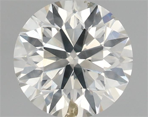 Picture of Natural Diamond 0.90 Carats, Round with Excellent Cut, J Color, SI2 Clarity and Certified by IGI