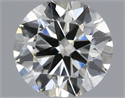 Diamante Natural 0.40 quilates, Redondo , Color J, claridad VVS2 y certificado IGI