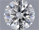 Natural Diamond 0.70 Carats, Round with Very Good Cut, G Color, I1 Clarity and Certified by IGI