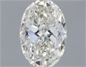 Natural Diamond 0.54 Carats, Oval with  Cut, I Color, SI1 Clarity and Certified by GIA