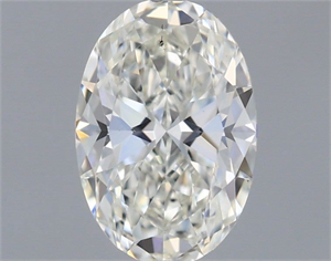 Picture of Natural Diamond 0.54 Carats, Oval with  Cut, I Color, SI1 Clarity and Certified by GIA