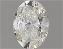 Natural Diamond 1.00 Carats, Oval with  Cut, G Color, VS2 Clarity and Certified by GIA