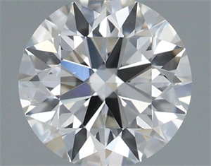 Picture of Natural Diamond 0.60 Carats, Round with Excellent Cut, H Color, SI2 Clarity and Certified by GIA