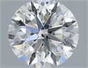 Diamante Natural 0.40 quilates, Redondo , Color I, claridad SI2 y certificado GIA