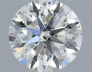 Picture of Natural Diamond 0.40 Carats, Round with Very Good Cut, I Color, SI2 Clarity and Certified by GIA