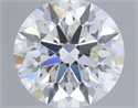 Natural Diamond 0.52 Carats, Round with Excellent Cut, F Color, VS1 Clarity and Certified by GIA