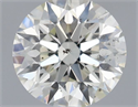 Natural Diamond 0.52 Carats, Round with Excellent Cut, K Color, SI1 Clarity and Certified by GIA