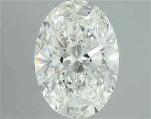 Picture of Natural Diamond 3.01 Carats, Oval with  Cut, I Color, SI1 Clarity and Certified by GIA