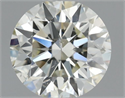 Natural Diamond 0.60 Carats, Round with Excellent Cut, J Color, SI2 Clarity and Certified by IGI