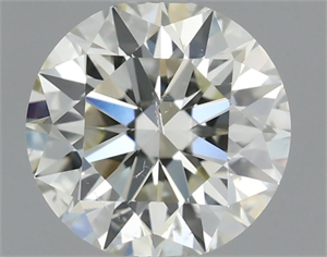 Picture of Natural Diamond 0.60 Carats, Round with Excellent Cut, J Color, SI2 Clarity and Certified by IGI