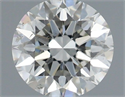 Natural Diamond 0.55 Carats, Round with Excellent Cut, H Color, SI1 Clarity and Certified by IGI